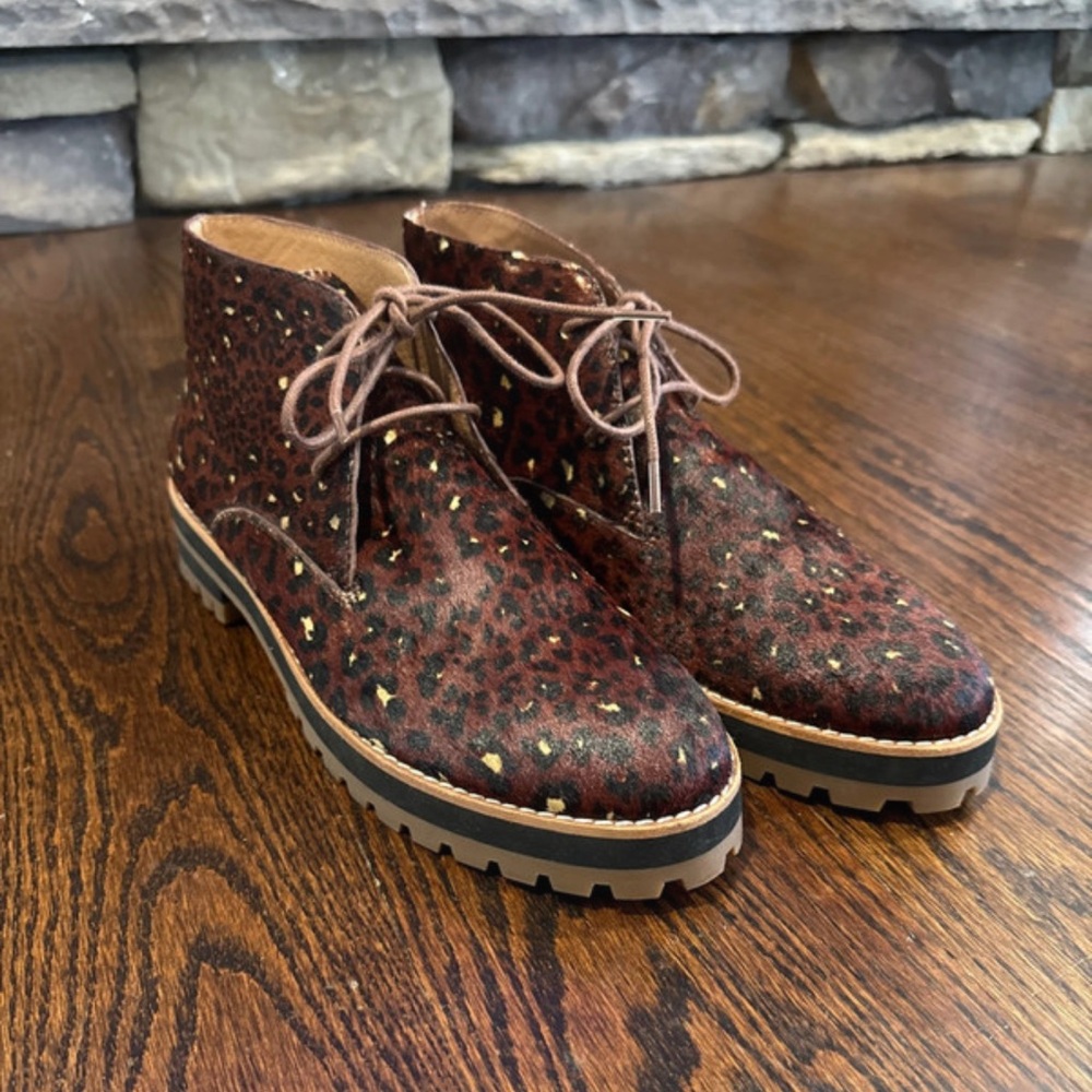 The Wren Boot in Painted Calf Hair by Madewell
